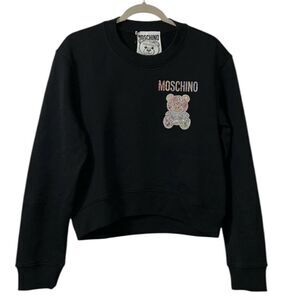 Moschino Couture Black Sweatshirt With Logo
Print(Size Small/42)